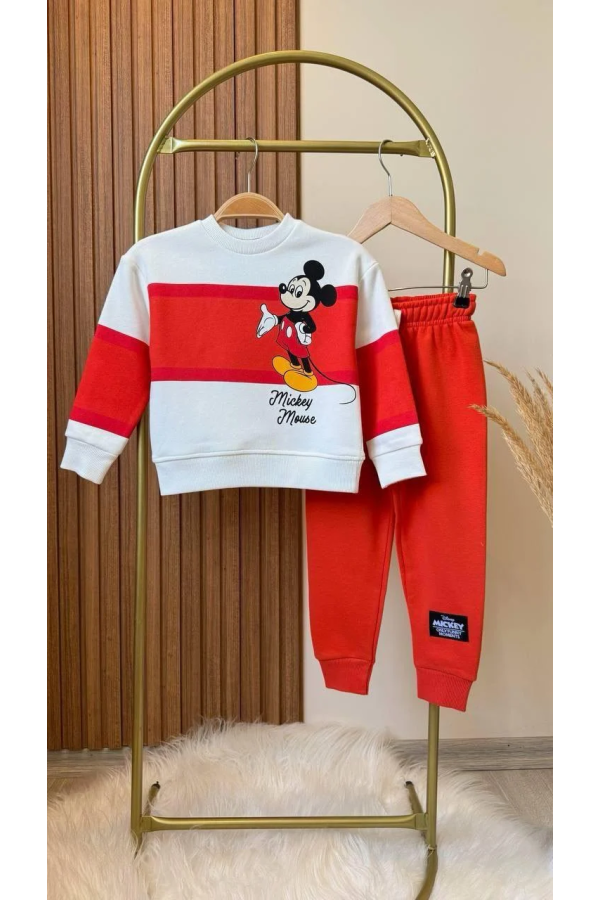 Mickey Mouse Baskılı Takım