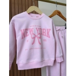 New York Kız Çocuk Sweatshirt Eşofman Takım - Görsel 2