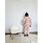 Kalp Baskılı Sweatshirt Eşofman Takım - Görsel 2