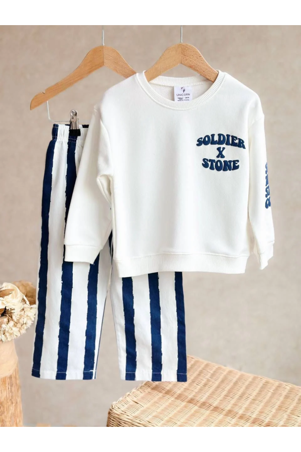 Sweatshirt Dokuma Pantolon Takım