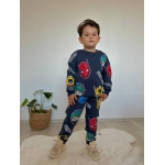Marvel Şardonlu Sweatshirt Eşofman Takım